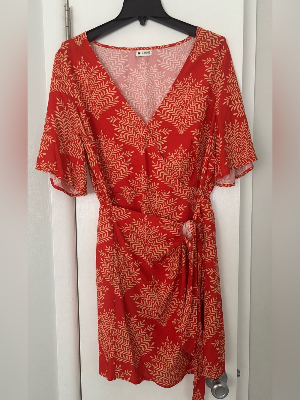 Women’s Cupshe Soft Fern Tropical Mini Dress size large